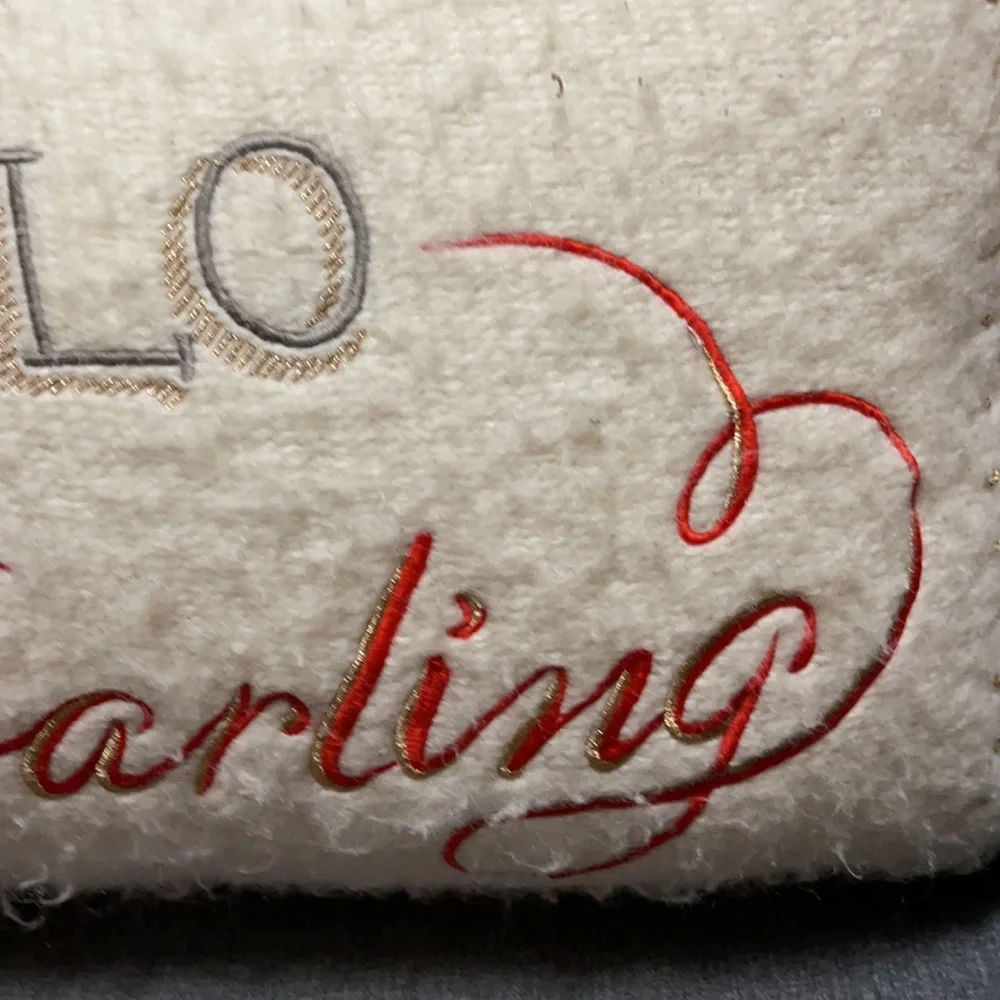 Anthropologie Merry Sentiment: Hello Darling Pillow